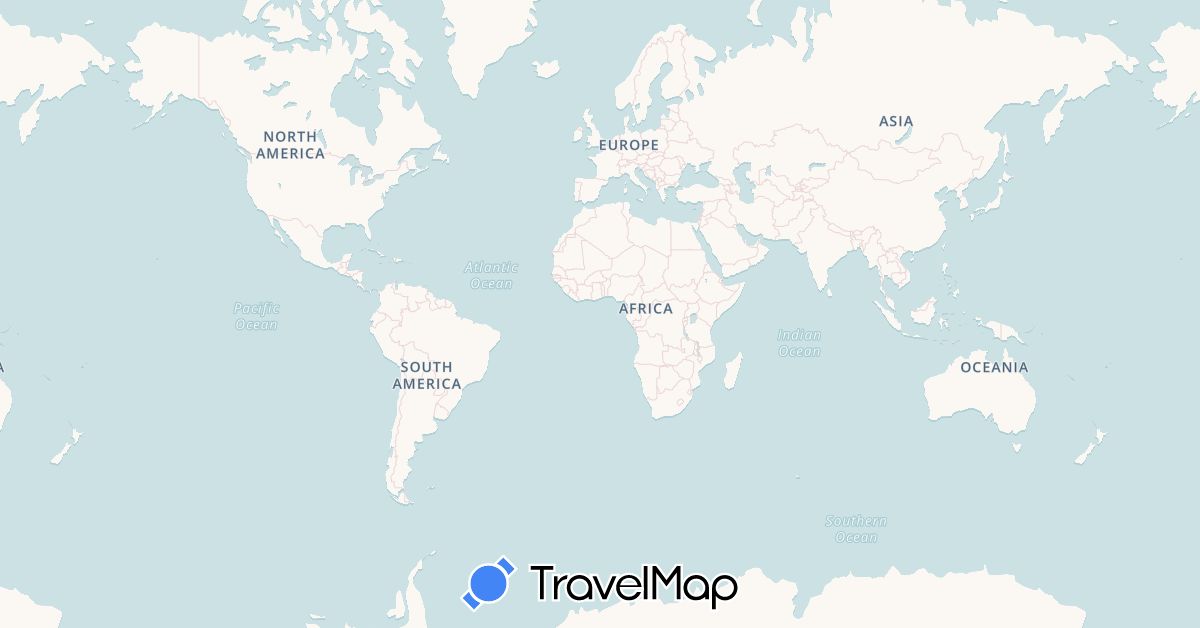 TravelMap itinerary: driving, electric vehicle in South Korea (Asia)